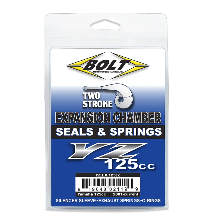Bolt Motorcycle Hardware Yamaha 2 Stroke Expansion Chamber Seals & Springs YZ 125 2022 - 2026 YZ 125 X 2023 - 26