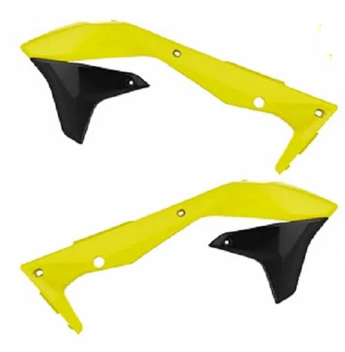 Kawasaki Radiator Scoops KXF 250 2017 - 2020 450 16 - 18 Neon