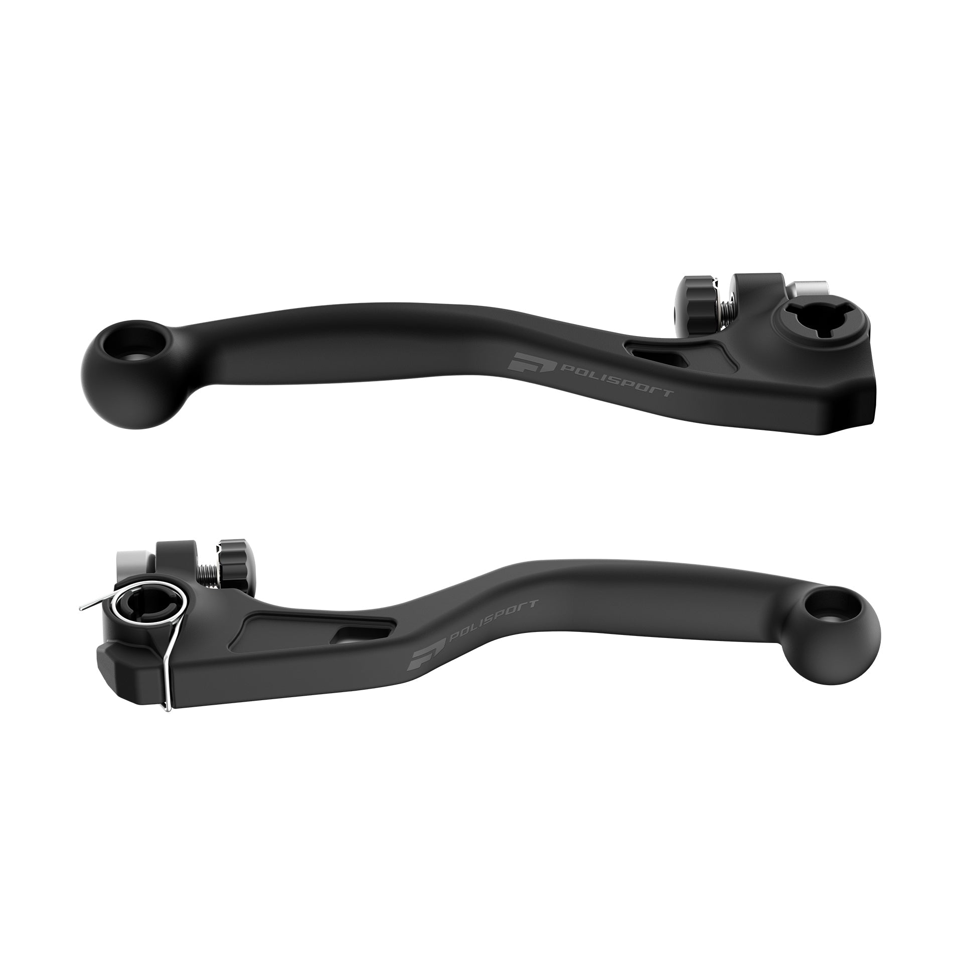 Polisport APT Unbreakable Brake & Clutch Lever Kit Honda CRF 450 R CRF 450 RX 2021 - 2024, Black
