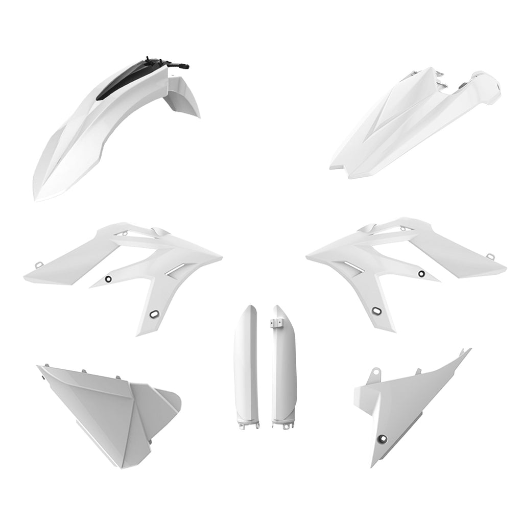 Polisport Beta Plastic Kit with fork guards X TRAINER Enduro 2015 - 2019, White
