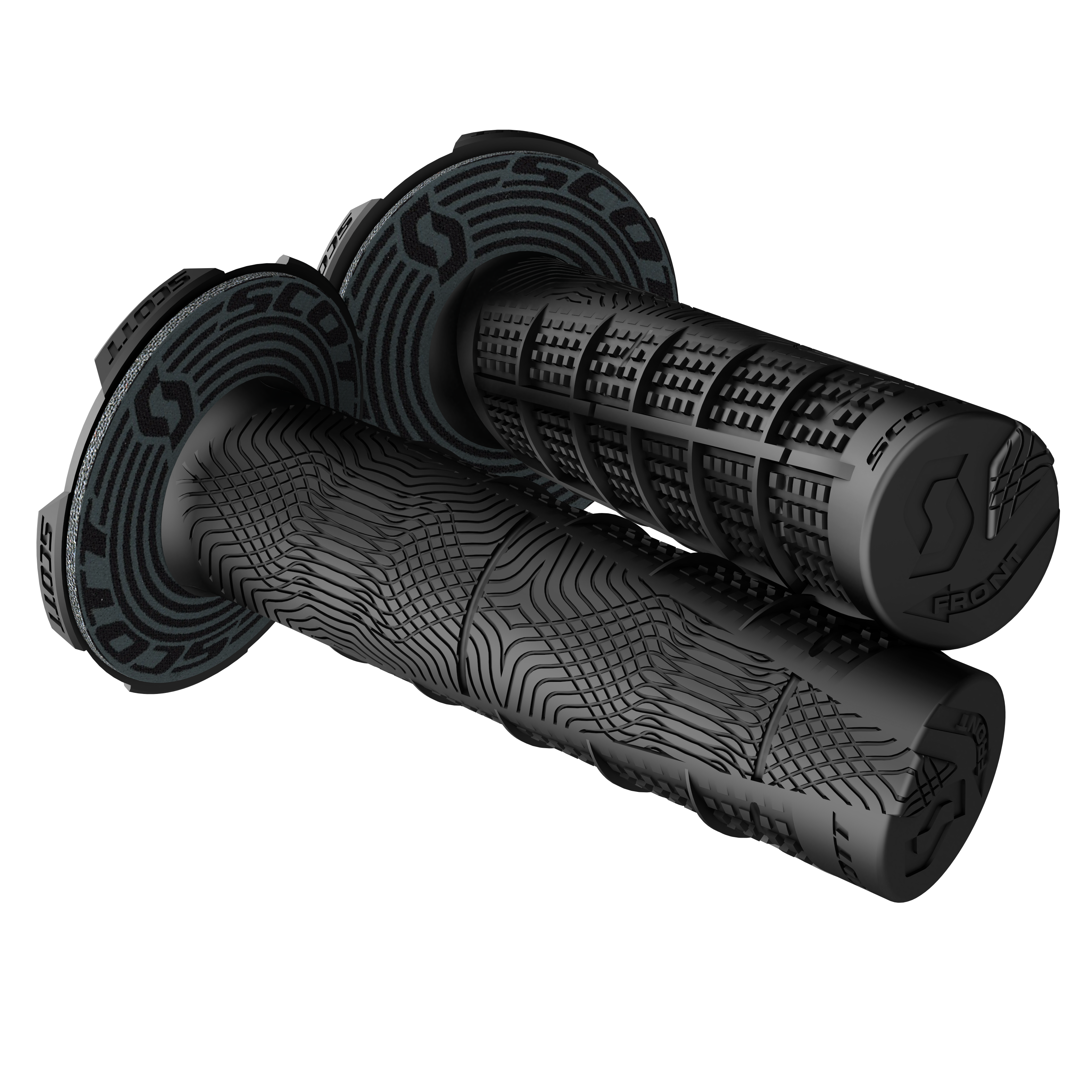 Scott Grips Duece + Donuts Motocross Enduro, All Black