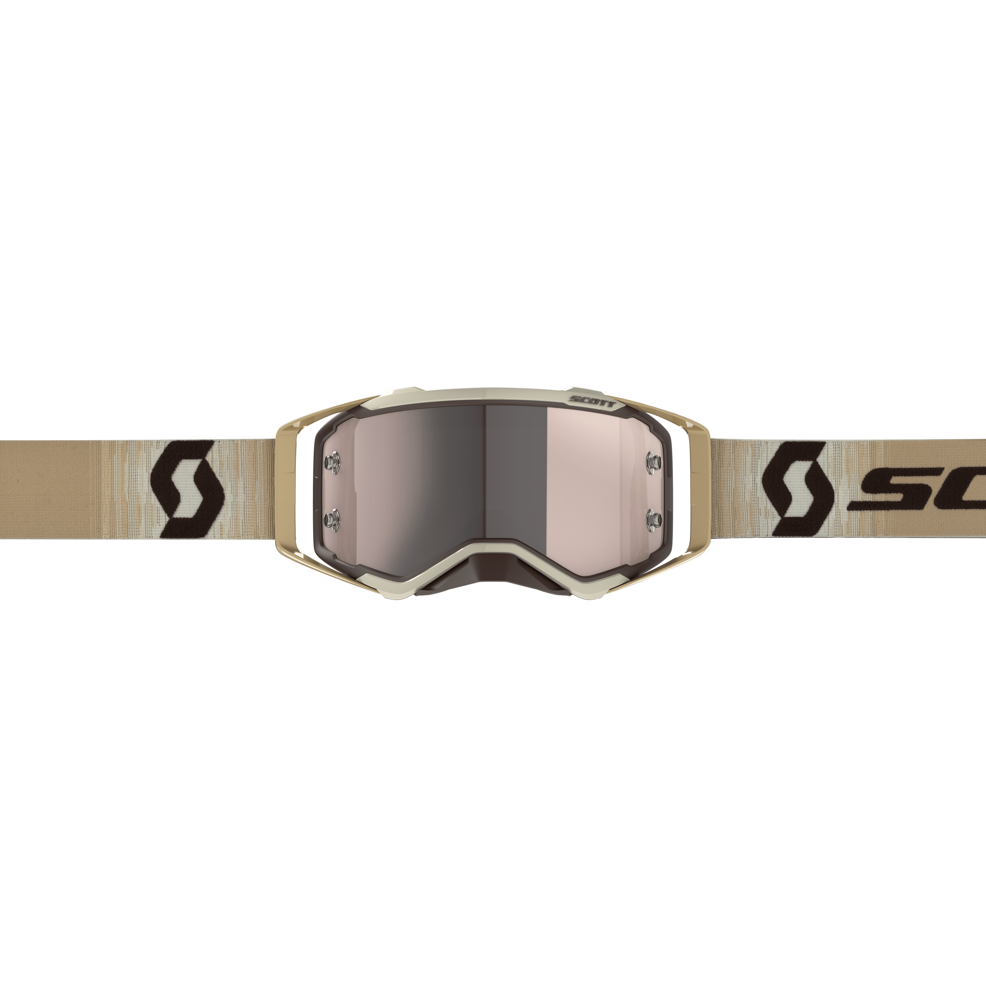 Scott Prospect Goggle, Beige / Brown – Silver Chrome Works lens