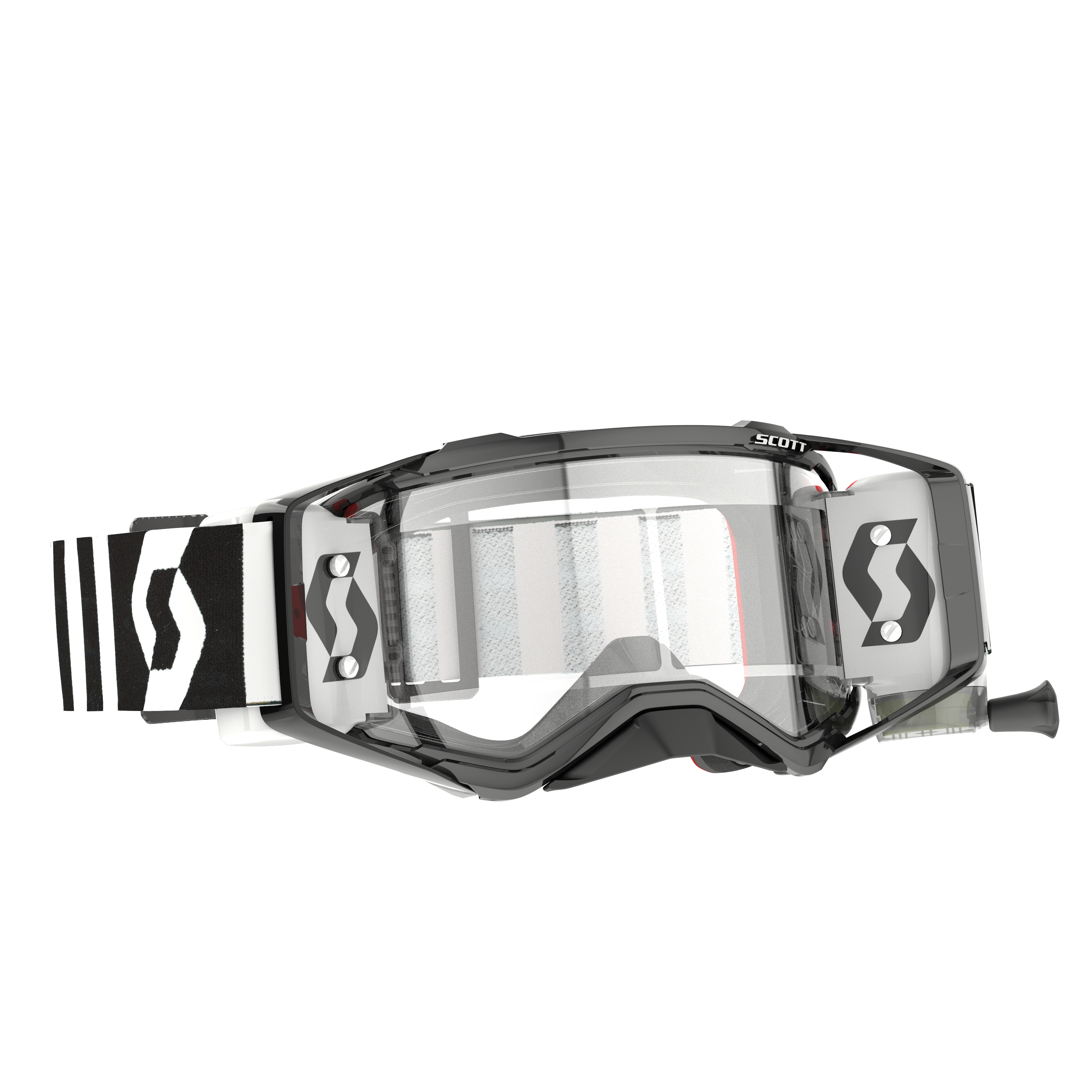 Scott Prospect Goggle WFS, Racing Black / White – Clear Works Lens