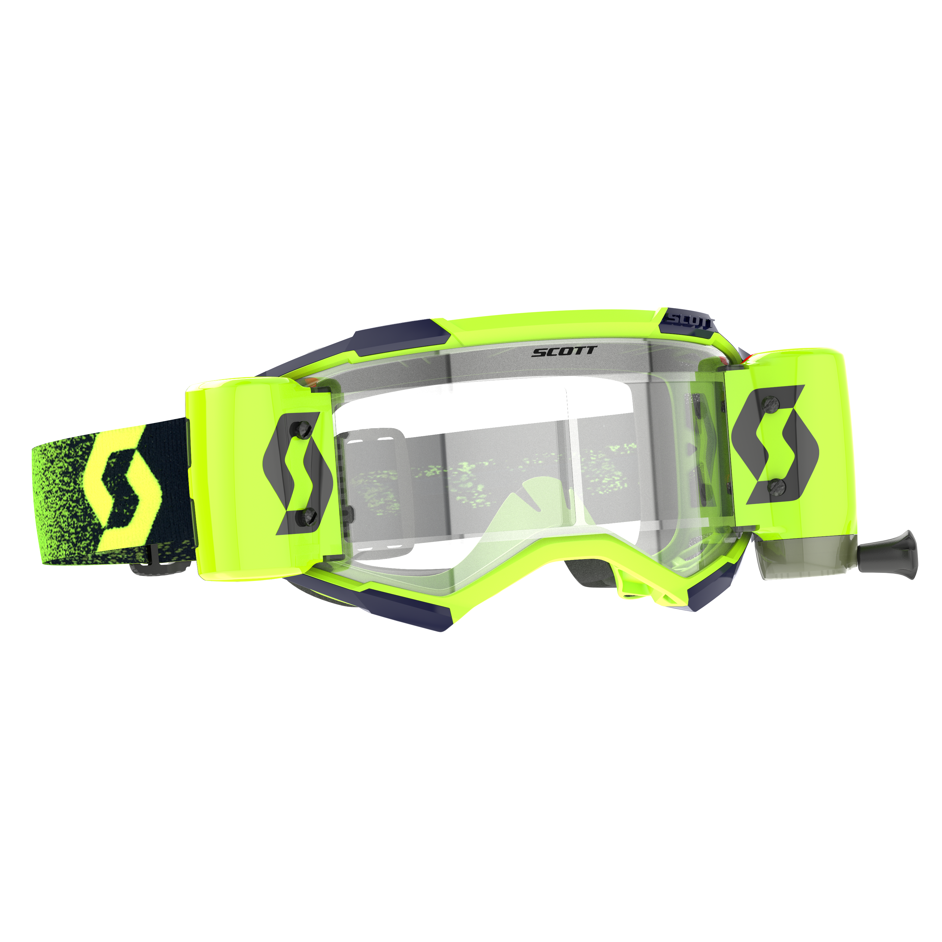 Scott Fury Goggle WFS, Neon Green / Neon Yellow - Clear Works Lens