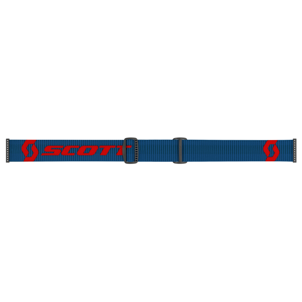 Scott Fury Goggles WFS, Dark Blue / Neon Red - Clear Works Lens