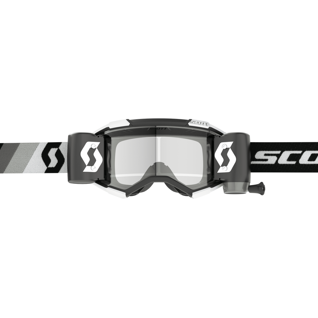 SCOTT Fury Goggles WFS, Premium Black / White - Clear