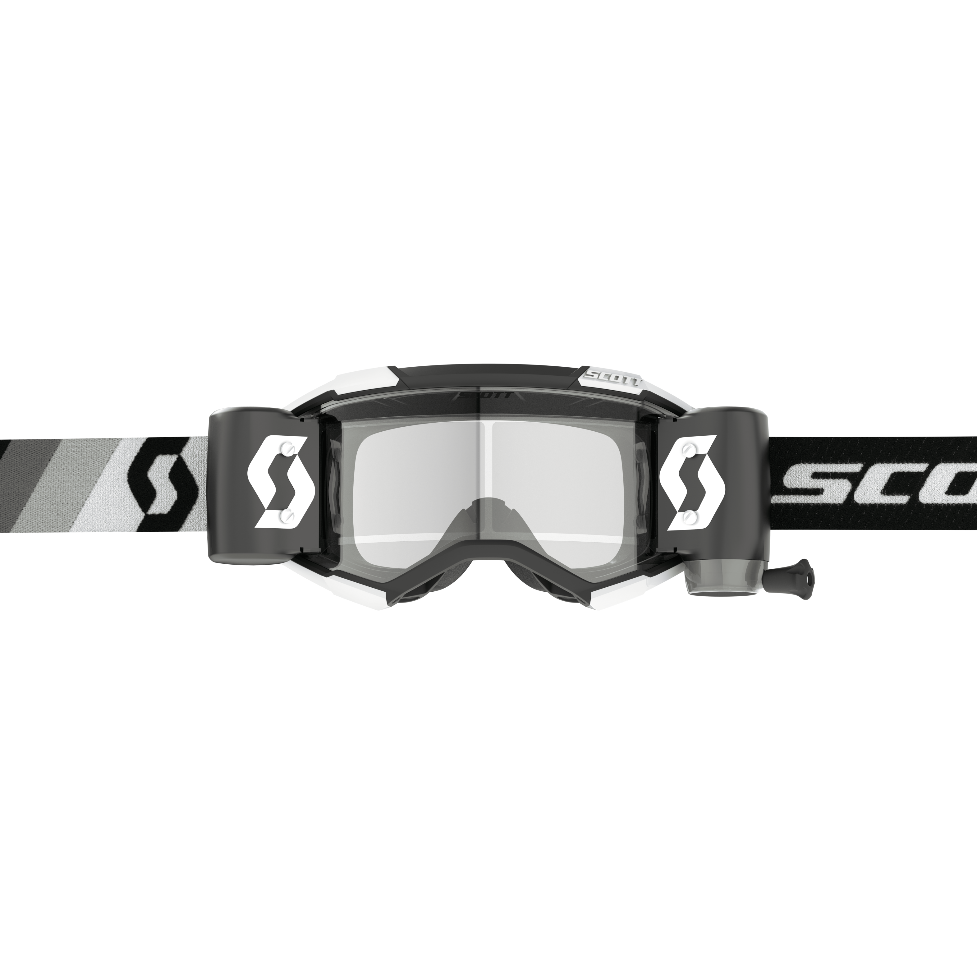 SCOTT Fury Goggles WFS, Premium Black / White - Clear