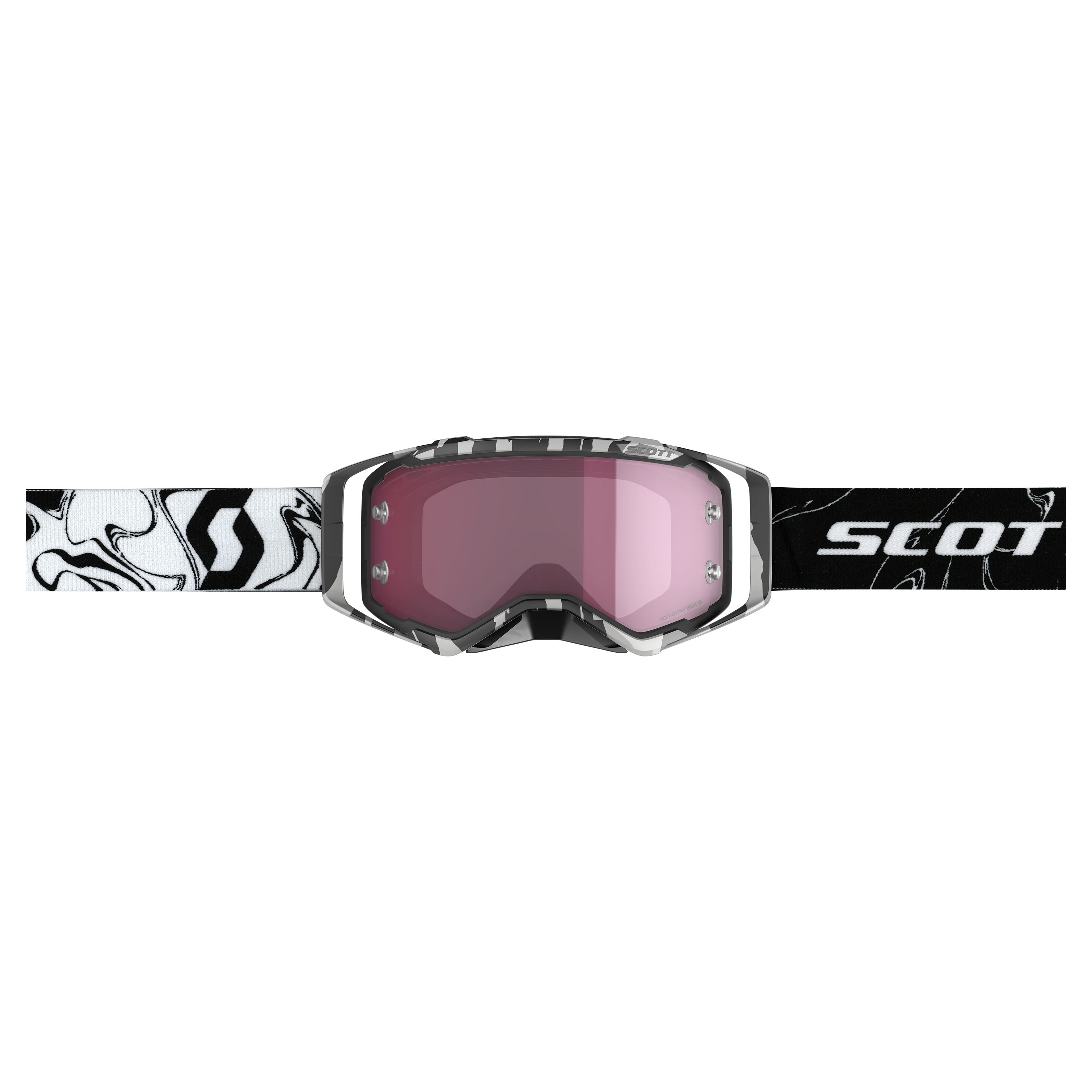 Scott Prospect Amplifier Goggle, Marble Black / White - Rose Chrome Works Lens