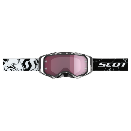 Scott Prospect Amplifier Goggle, Marble Black / White - Rose Chrome Works Lens