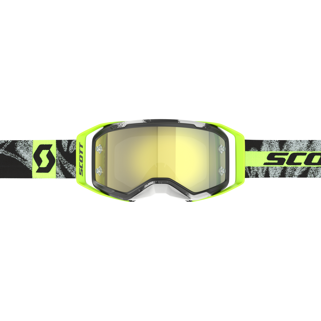 SCOTT Prospect 2.0 Goggle, Caviar Black / Safety Yellow - Yellow Chrome Works