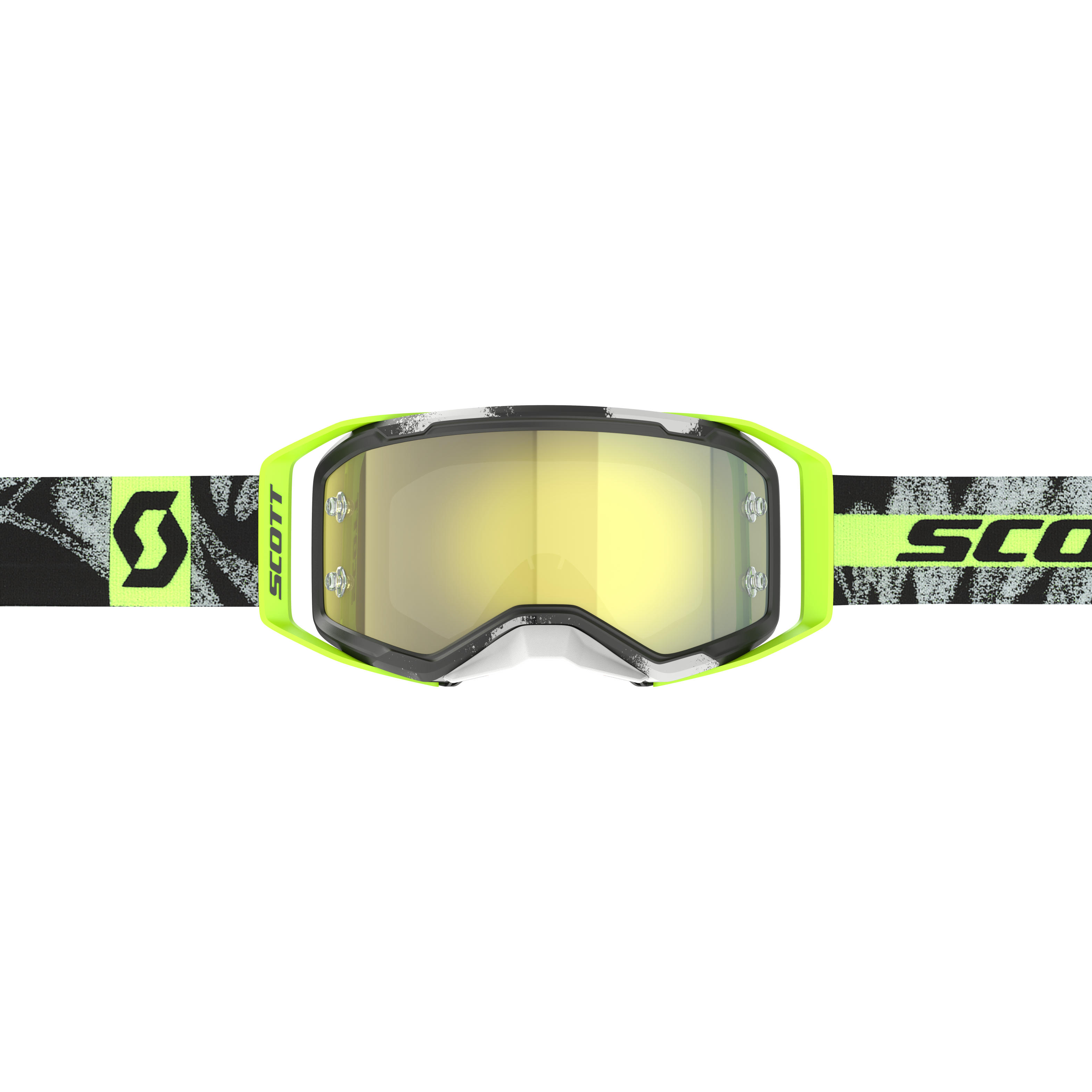 SCOTT Prospect 2.0 Goggle, Caviar Black / Safety Yellow - Yellow Chrome Works