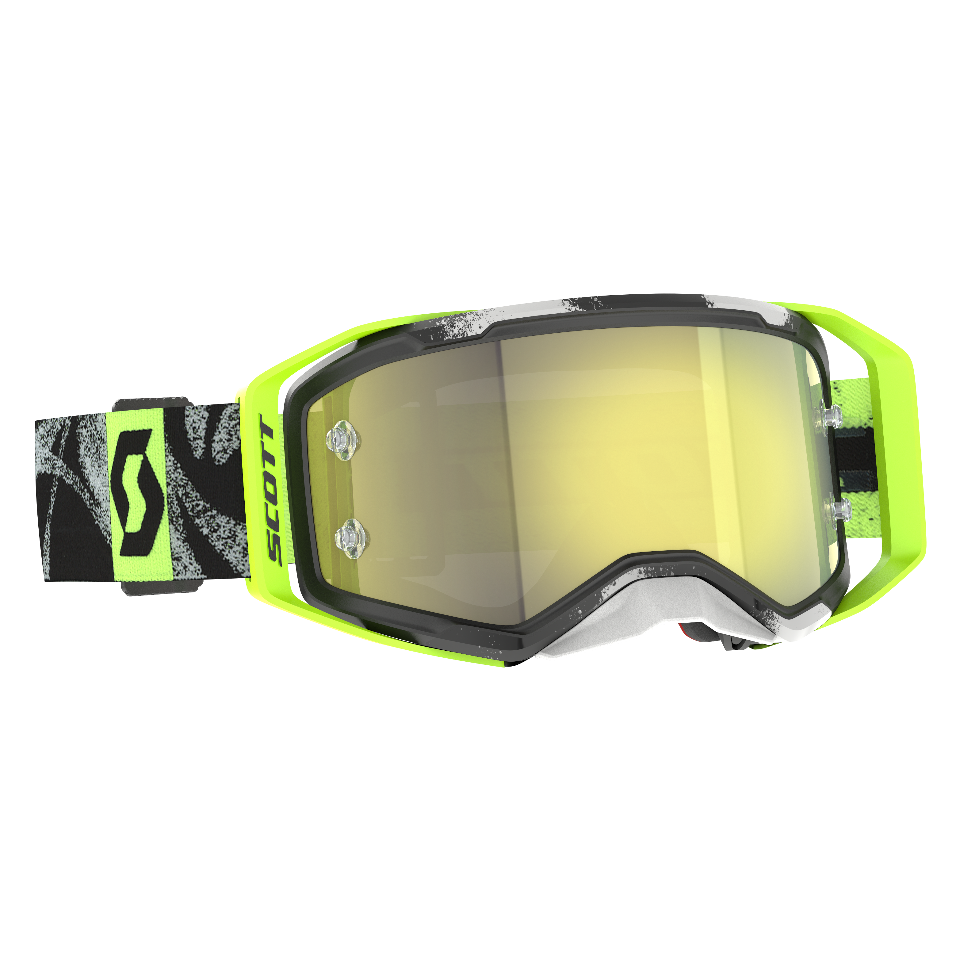 SCOTT Prospect 2.0 Goggle, Caviar Black / Safety Yellow - Yellow Chrome Works