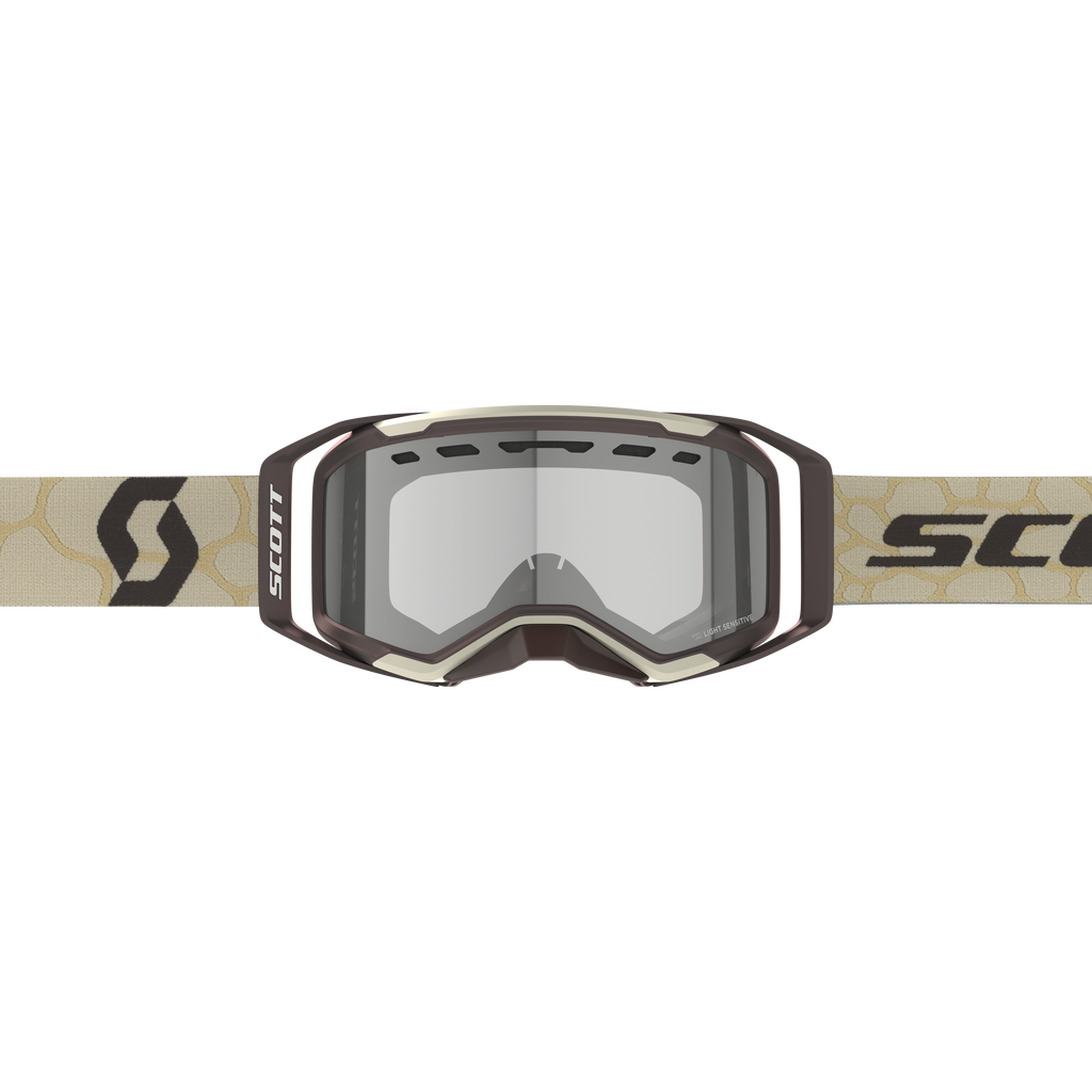 SCOTT Prospect 2.0 Enduro Goggle, Desert Beige / Dirt Brown - Light Sensitive