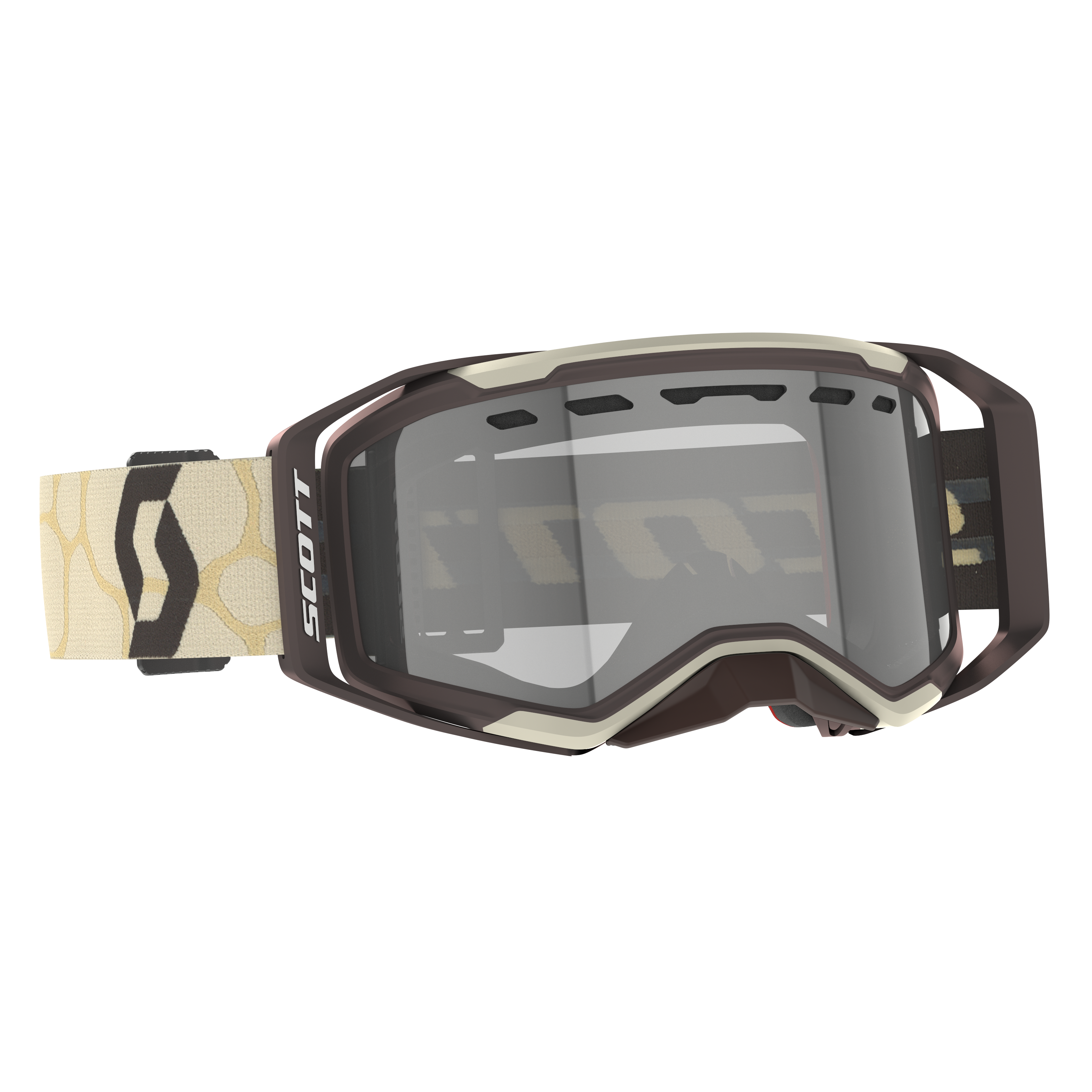 SCOTT Prospect 2.0 Enduro Goggle, Desert Beige / Dirt Brown - Light Sensitive