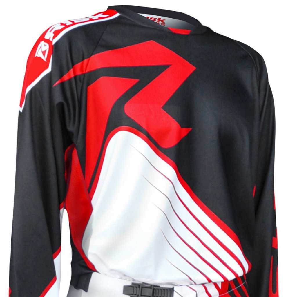 Risk Racing Ventilate Jersey, White / Black, Medium