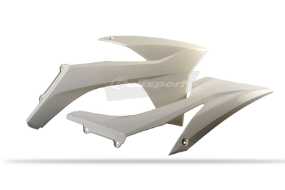 Polisport KTM Plastic Kit with Fork Guards SX 2 Strokes 2012 ONLY SXF 4 Strokes 2011 - 2012, White