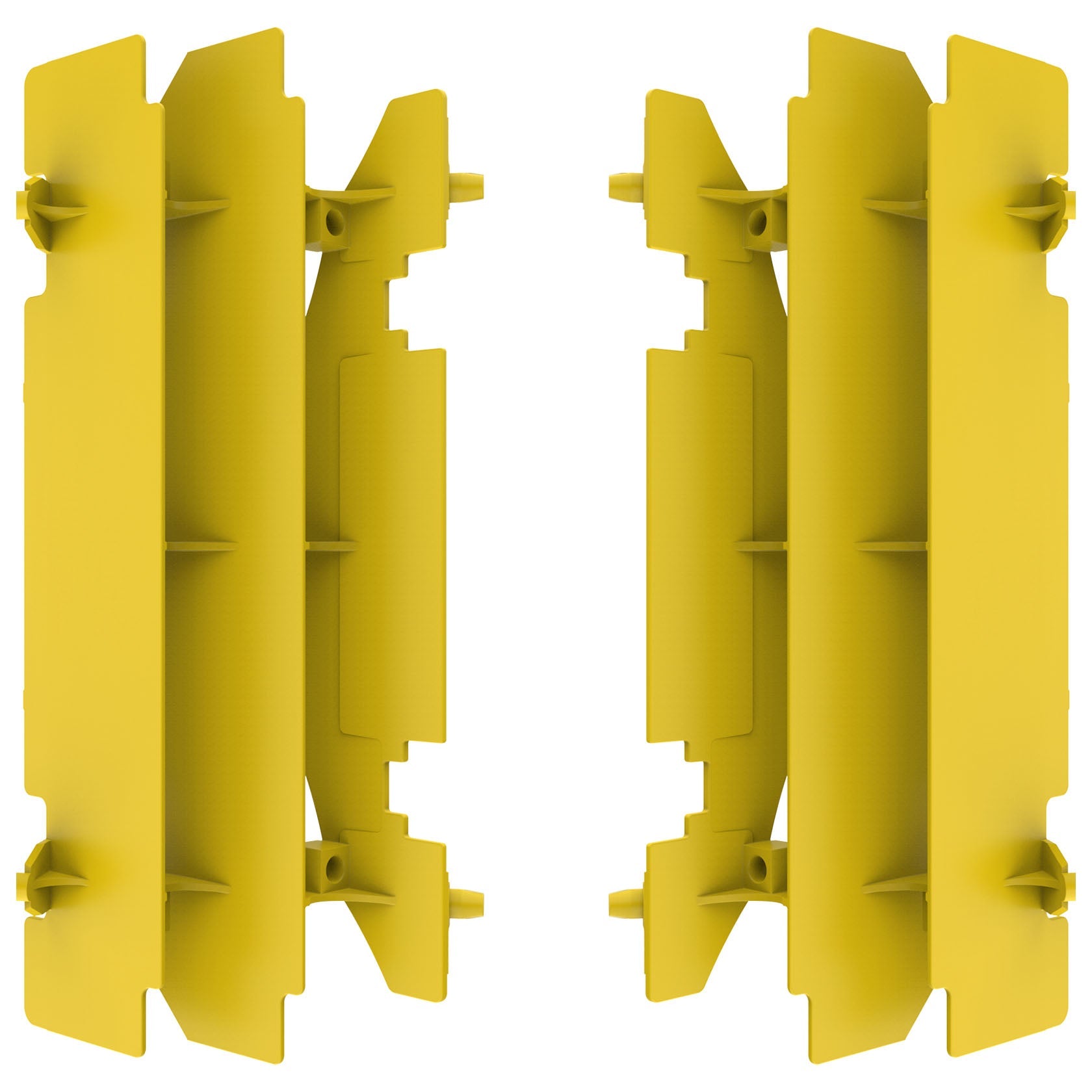 Polisport Suzuki Radiator Louvers RM 125 2001 - 2008 RM 250 1996 - 2006, Yellow