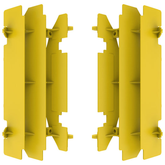 Polisport Suzuki Radiator Louvers RM 125 2001 - 2008 RM 250 1996 - 2006, Yellow