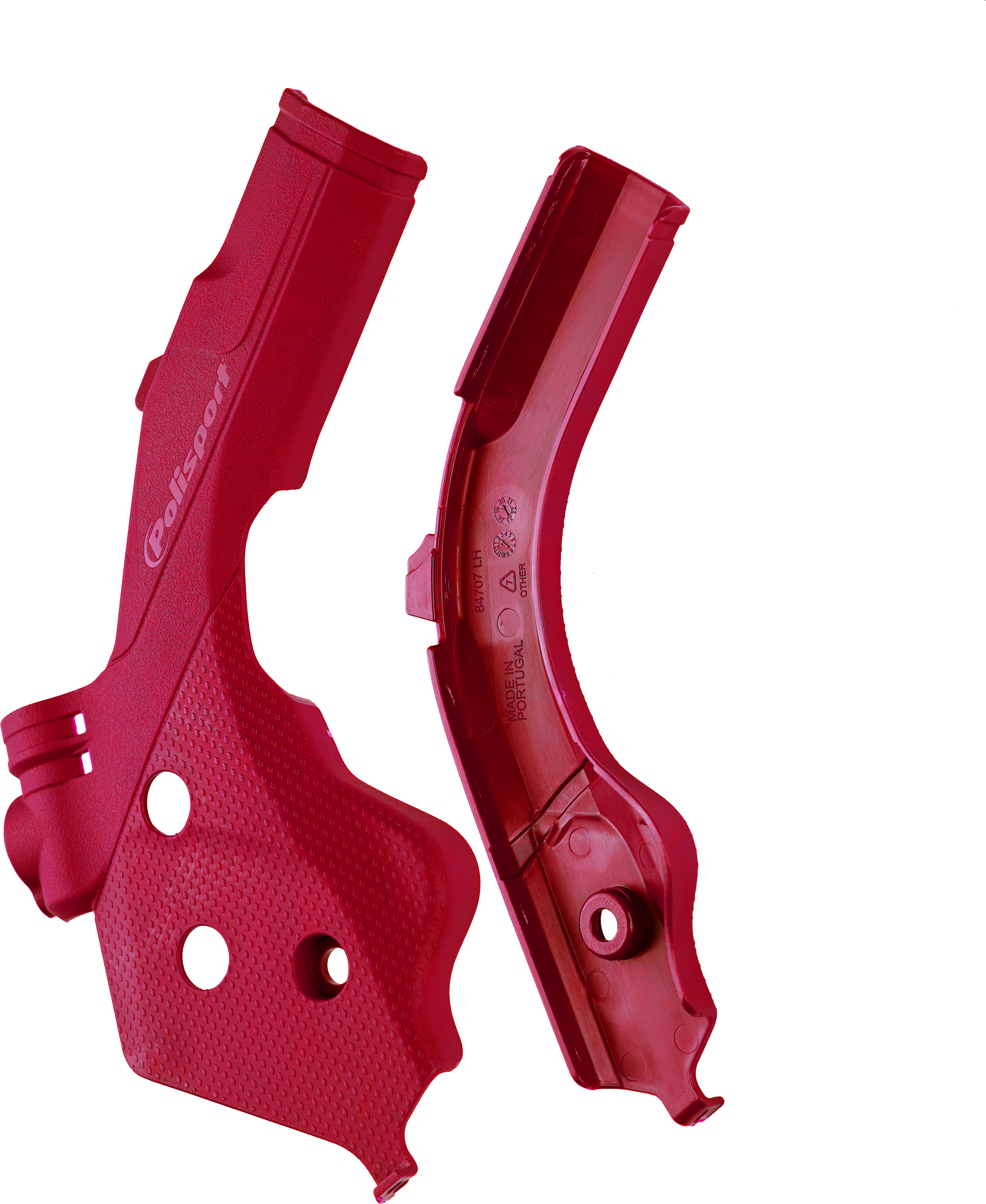 Polisport Gas Gas Husqvarna Frame Guards TC FC 2019 - 2022 TE FE 2020 – 2023 MC MCF EC ECF 2021 - 23, Red