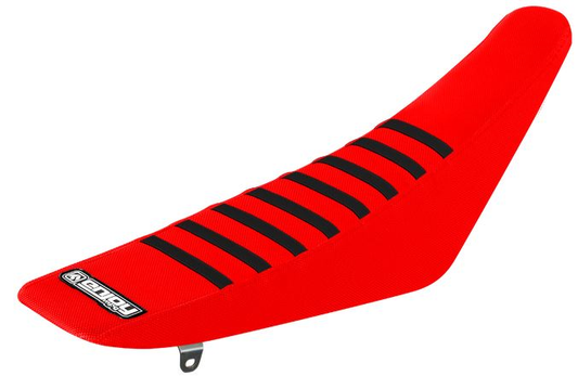 Enjoy Manufacturing Honda Seat Cover CR 125 1993 - 1997 CR 250 1992 - 1996 Ribbed, Red / Black