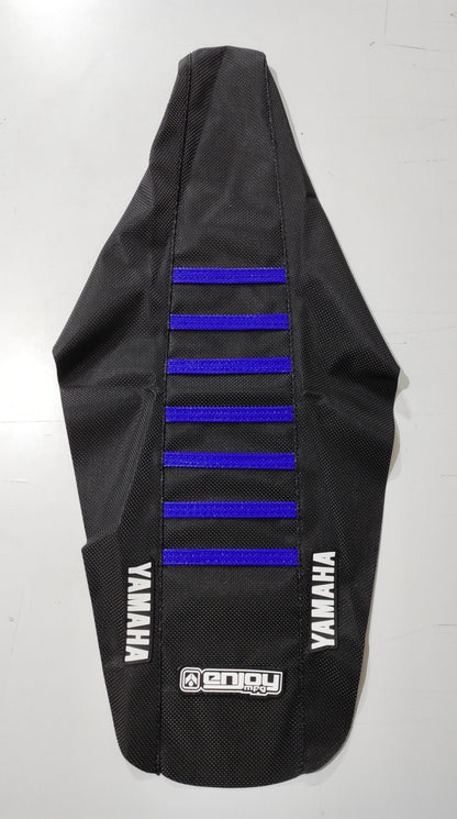 Enjoy Yamaha Seat Cover YZ 85 2022 - 2025 Ribbed LOGO Black Blue