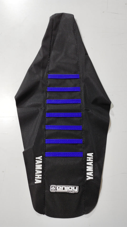 Enjoy Yamaha Seat Cover YZ 85 2022 - 2025 Ribbed LOGO Black Blue