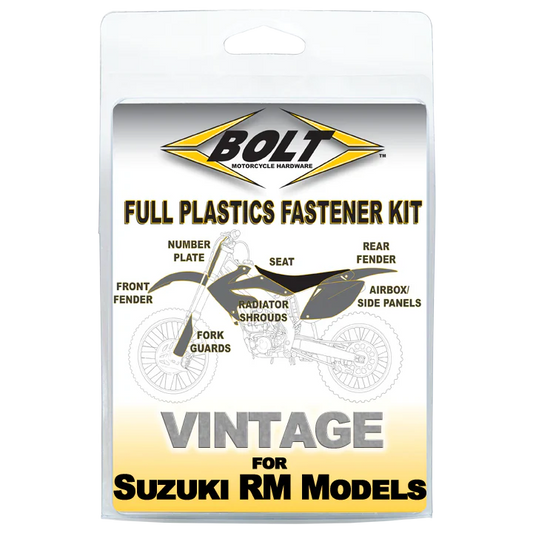 Bolt Motorcycle Hardware Suzuki Plastics Fastener Bolt Kit RM 125 250 1993 - 1995