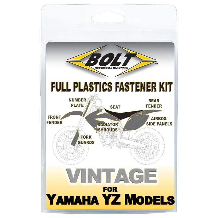 Bolt Motorcycle Hardware Yamaha Plastics Fastener Bolt Kit YZF 250 2001 - 2002 YZF 400 426 1998 - 02