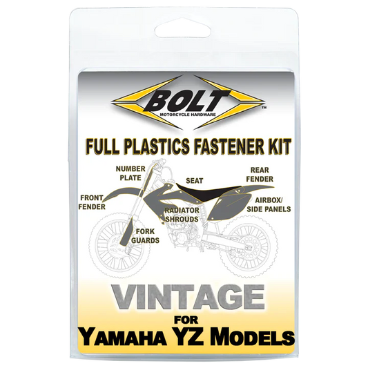 Bolt Motorcycle Hardware Yamaha Plastics Fastener Bolt Kit YZ 125 250 1991 - 1992