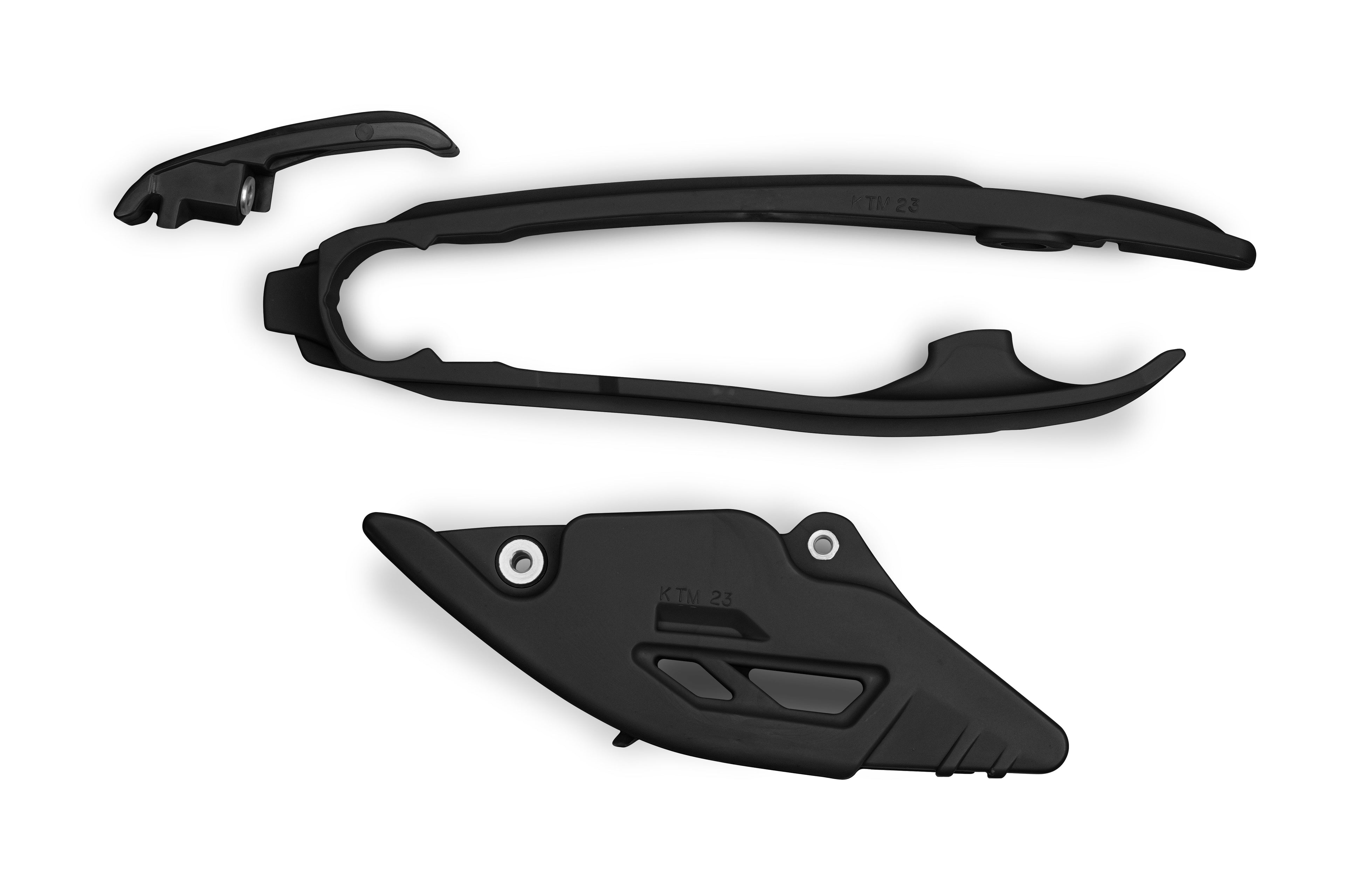 UFO Chain Slider & Guide Kit KTM SX SXF 2023 – 2024 EXC EXCF 2024, Black
