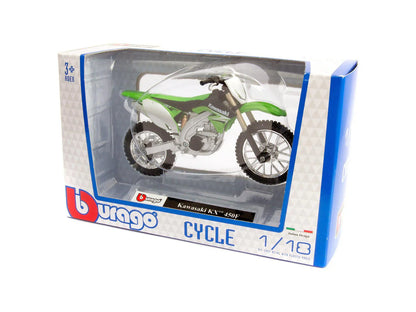 Burago Toy Models 1:18 Kawasaki KXF 450