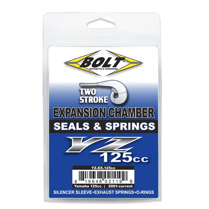 Bolt Motorcycle Hardware Yamaha 2 Stroke Expansion Chamber Seals & Springs YZ 125 2022 - 2026 YZ 125 X 2023 - 26
