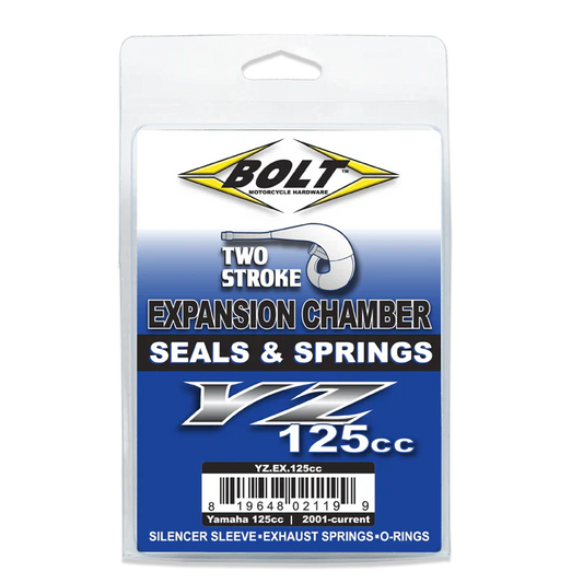 Bolt Motorcycle Hardware Yamaha 2 Stroke Expansion Chamber Seals & Springs YZ 125 2001 - 2021 YZ 125 X 2021 - 2022
