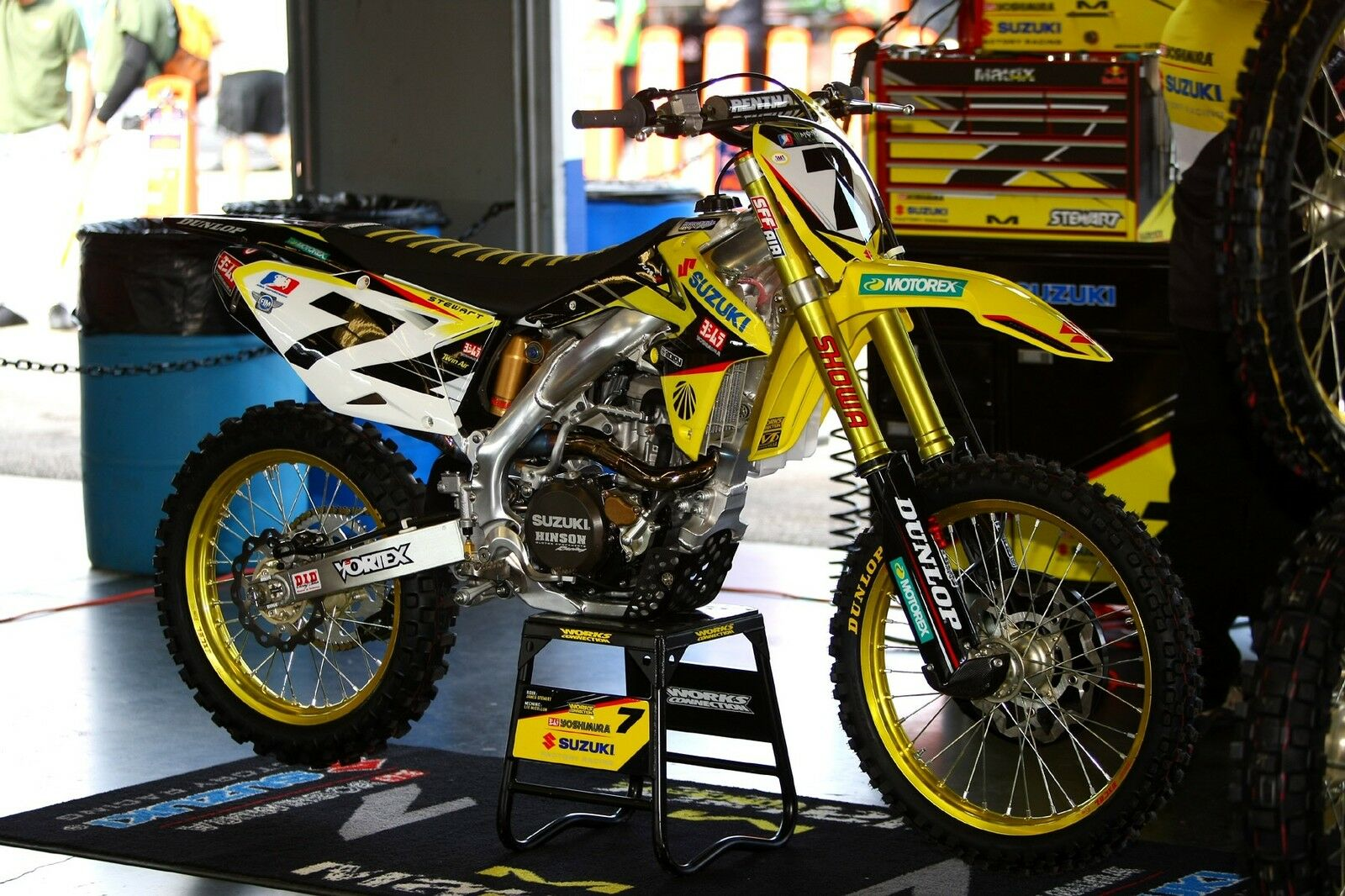 Enjoy Manufacturing Suzuki Graphics Kit RMZ 450 2008 - 2017, Yoshimura