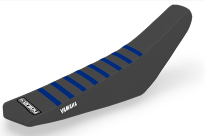 Enjoy Yamaha Seat Cover YZ 85 2022 - 2025 Ribbed LOGO Black Blue