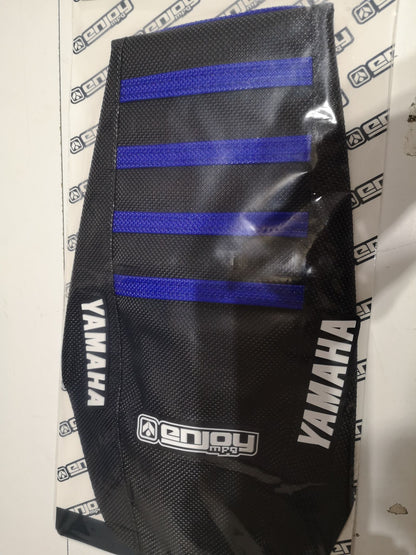 Enjoy Yamaha Seat Cover YZ 85 2022 - 2025 Ribbed LOGO Black Blue