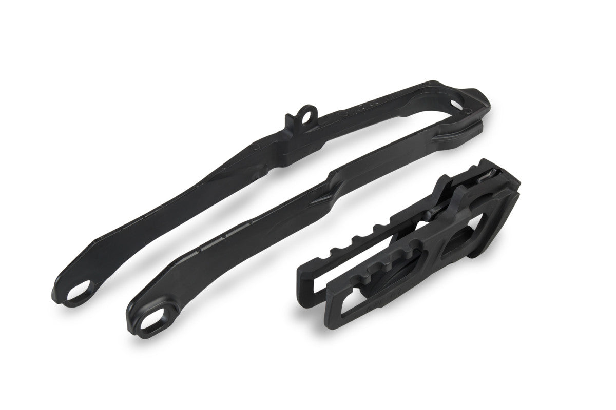 UFO Chain Slider & Guide Kit Honda CRF 250 R 2020 - 2024 CRF 450 R 2019 - 24, Black