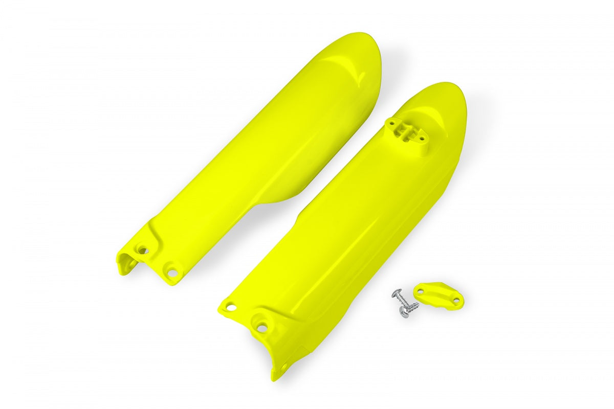 UFO Fork Guards KTM Husqvarna SX TC 85 2018 - 2027 Gas Gas MC 85 2021 - 27, Neon Yellow