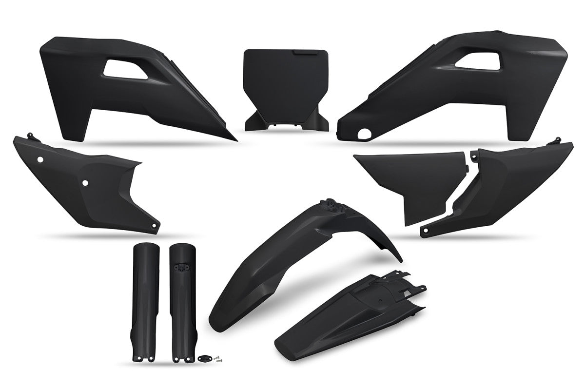UFO Plastic Kit Husqvarna TC FC 2025, All Black