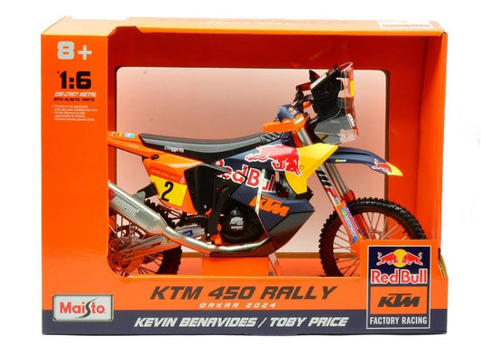 RED BULL KTM 450 RALLY DAKAR 1:6 SCALE MODEL