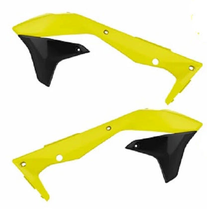 Kawasaki Radiator Scoops KXF 250 2017 - 2020 450 16 - 18  Neon